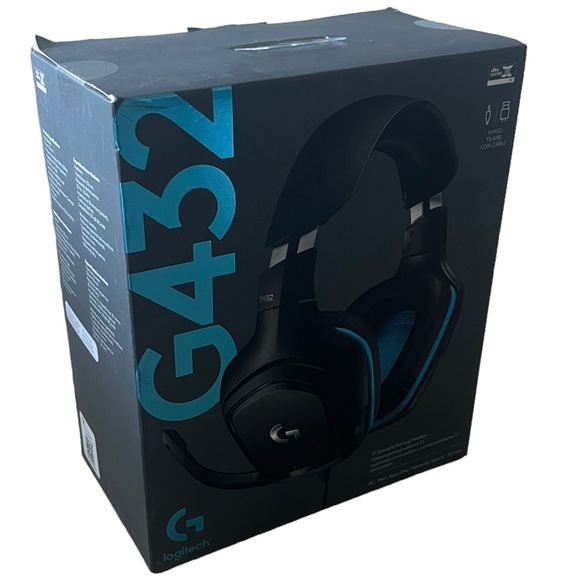 Logitech G432 Gaming Headset with Microphone - Black BNIB WIRED headset - Picture 8 of 10